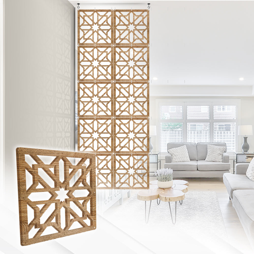 Acepunch Cosmic Star Refined Hanging Wooden DIY Curtain / Room Divider - AP1294