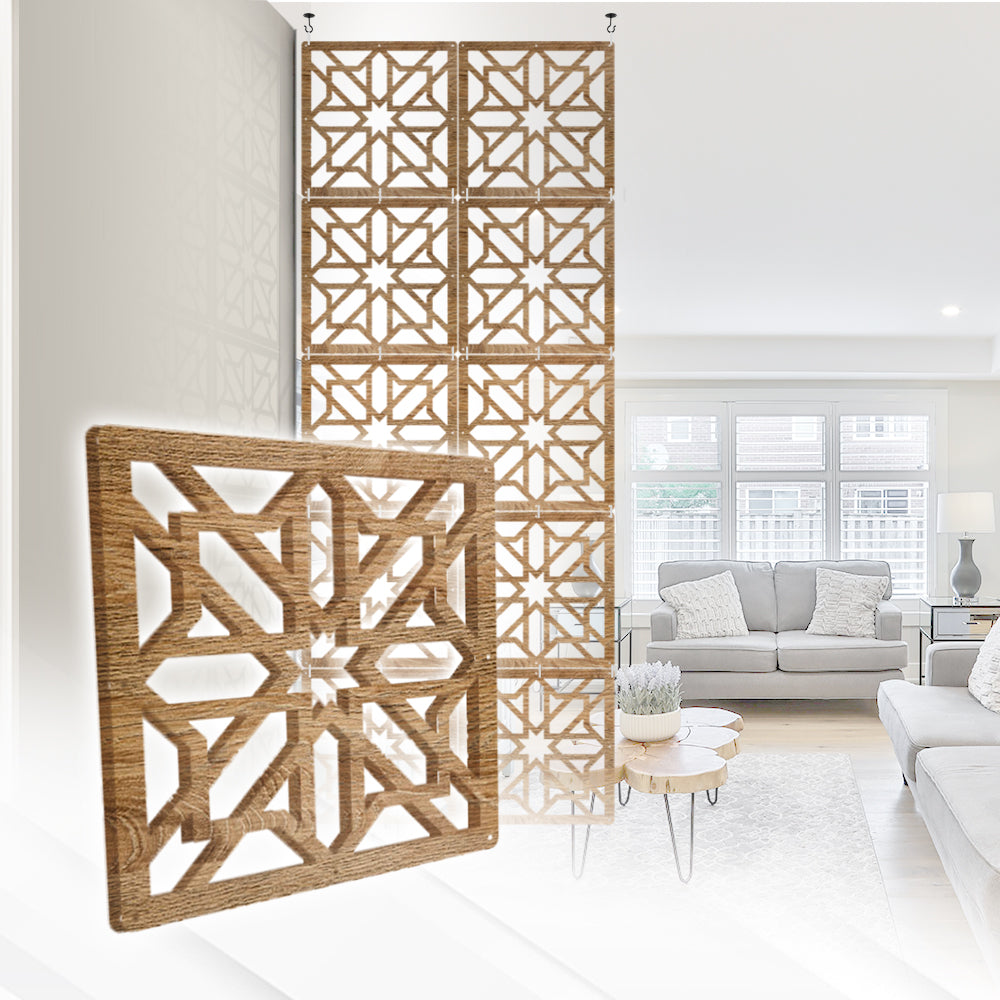 Acepunch Cosmic Star Refined Hanging Wooden DIY Curtain / Room Divider - AP1294