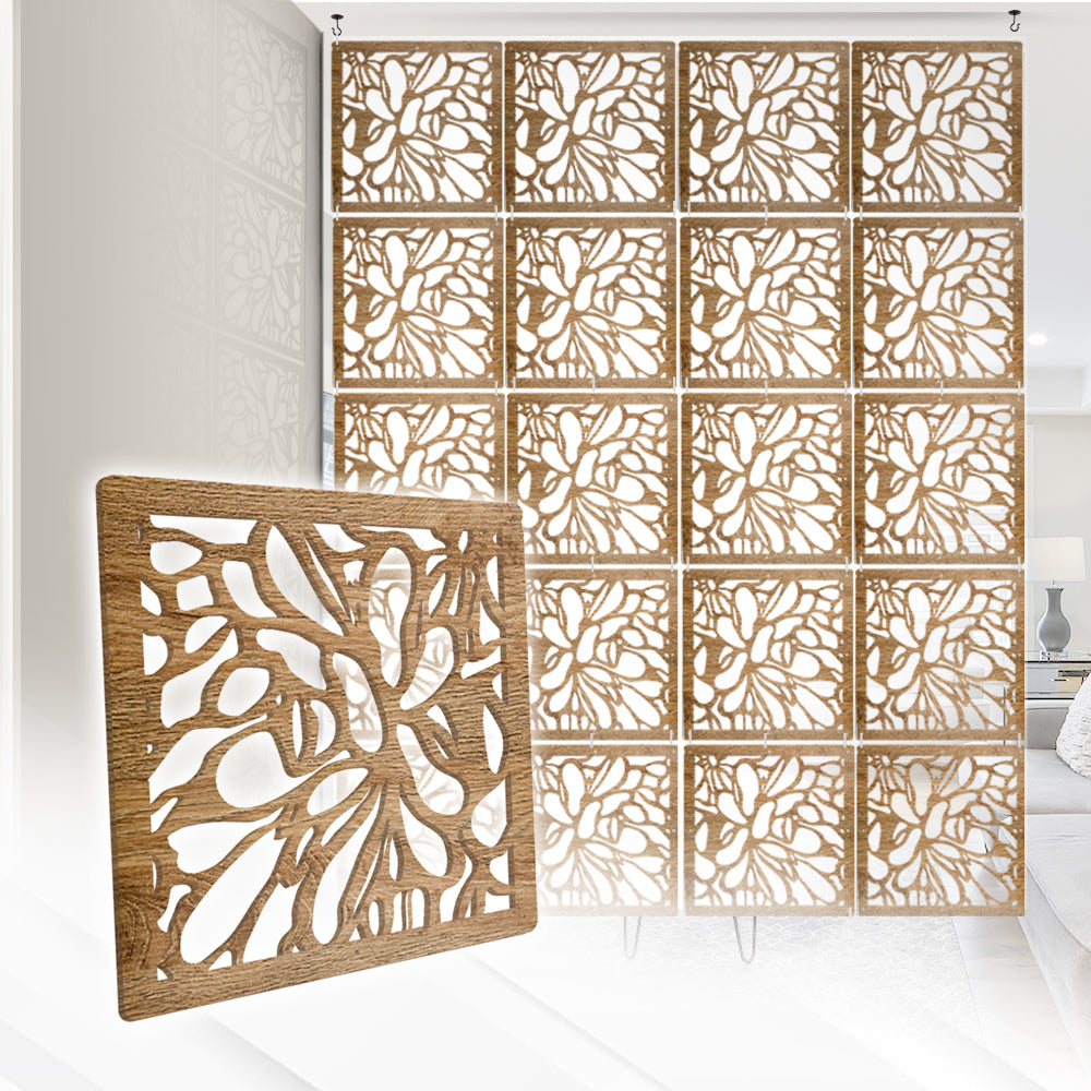 Acepunch Majestic Blossom Luxury Hanging Wooden DIY Curtain / Room Divider - AP1292