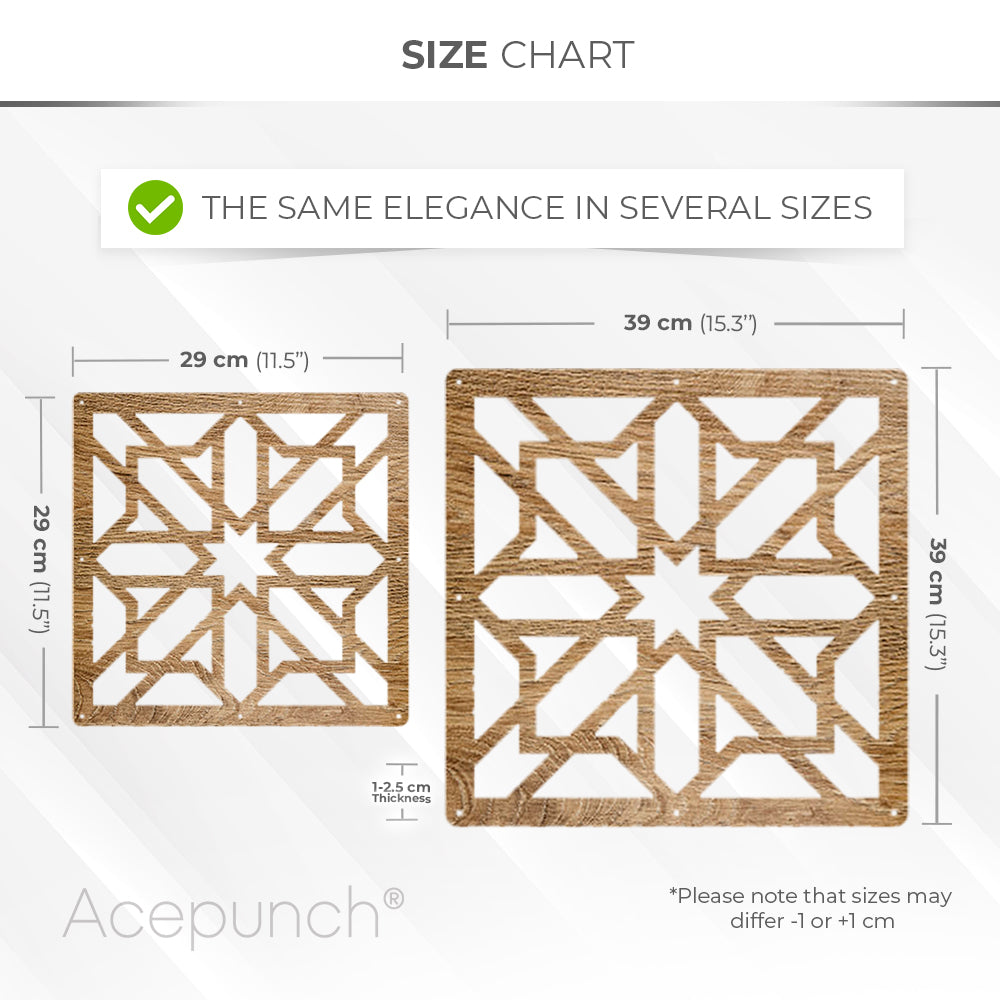 Acepunch Cosmic Star Refined Hanging Wooden DIY Curtain / Room Divider - AP1294