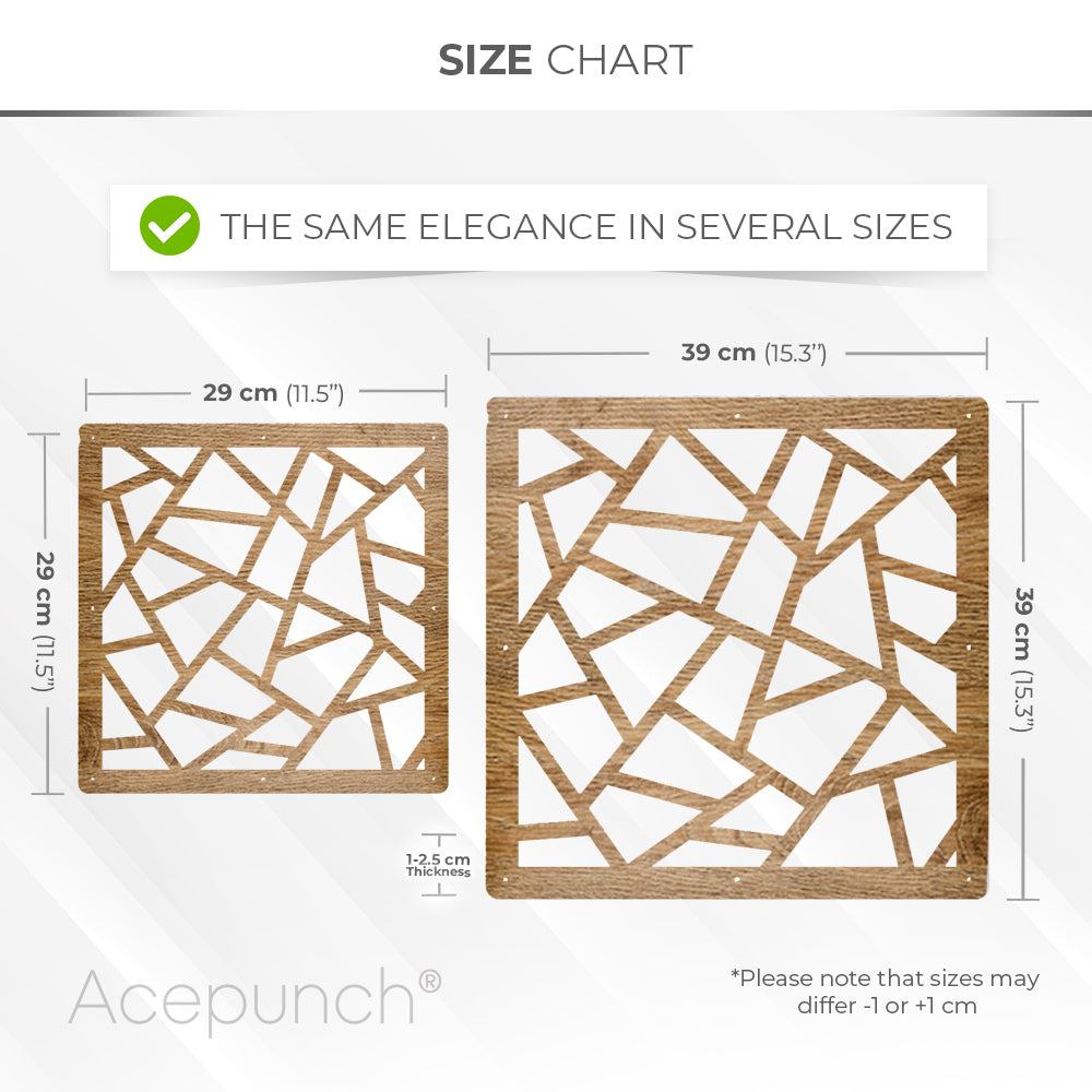 Acepunch Scattered Timber Exclusive Hanging Wooden DIY Curtain / Room Divider - AP1290