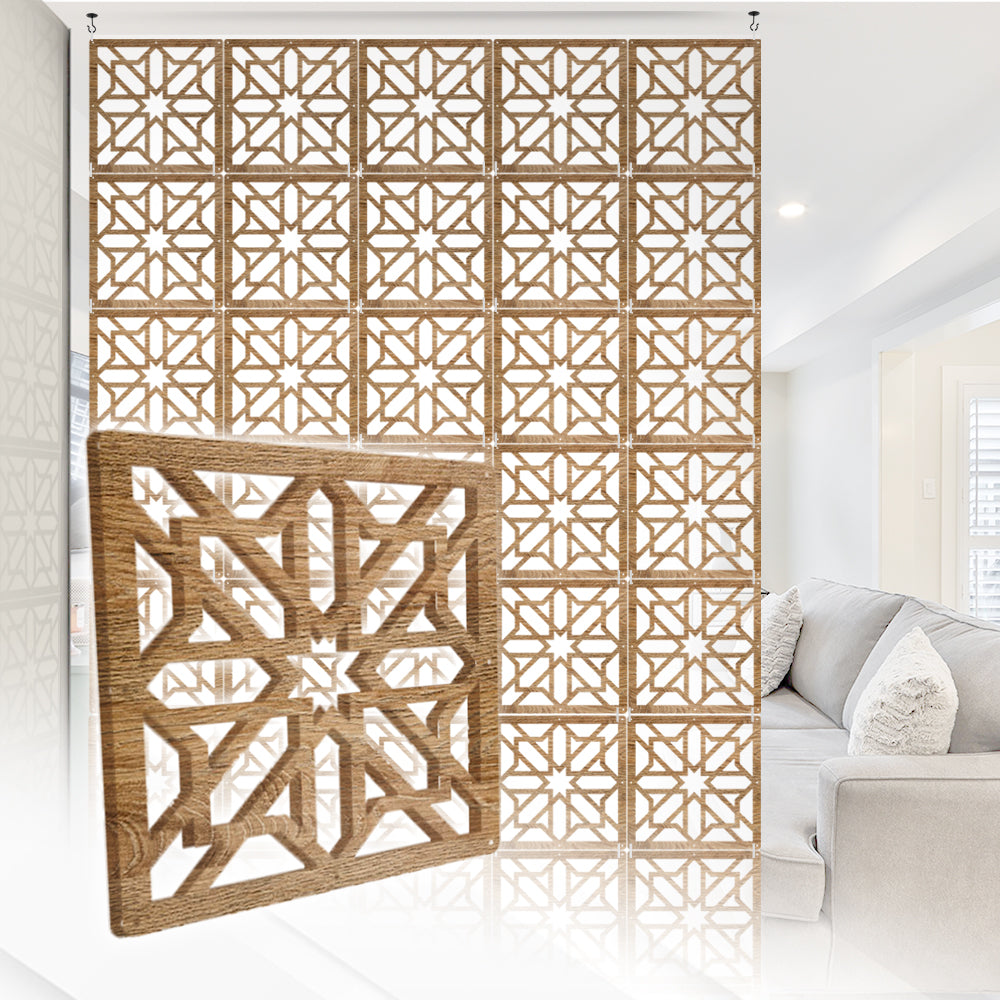 Acepunch Cosmic Star Refined Hanging Wooden DIY Curtain / Room Divider - AP1294