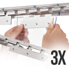 Heavy Duty, Rustproof, Easy to Install Precision Mounting Brackets for Plastic Vinyl Strips - AP1450