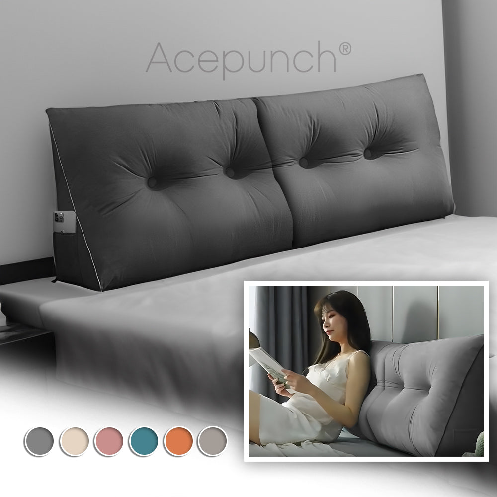 Acepunch Reading Wedge Pillow Comfortable Ergonomic Cushion - KK1419