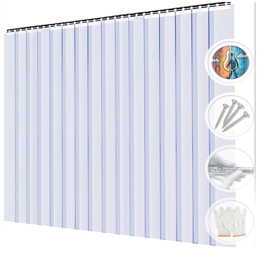 Acepunch 0.5mm Thick PVC Plastic Strip Curtain AP1173 AP1181