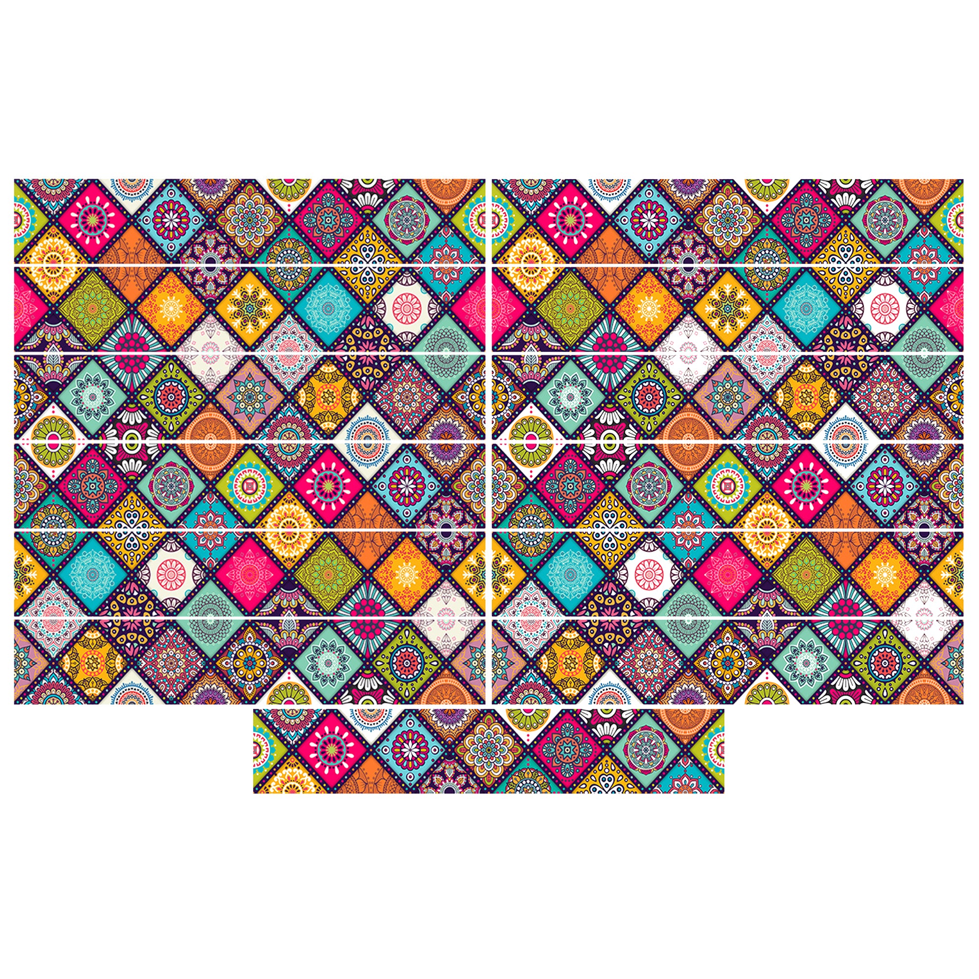Acepunch Moroccan Pattern Self-Adhesive Stairscase Sticker Strips - AP1409