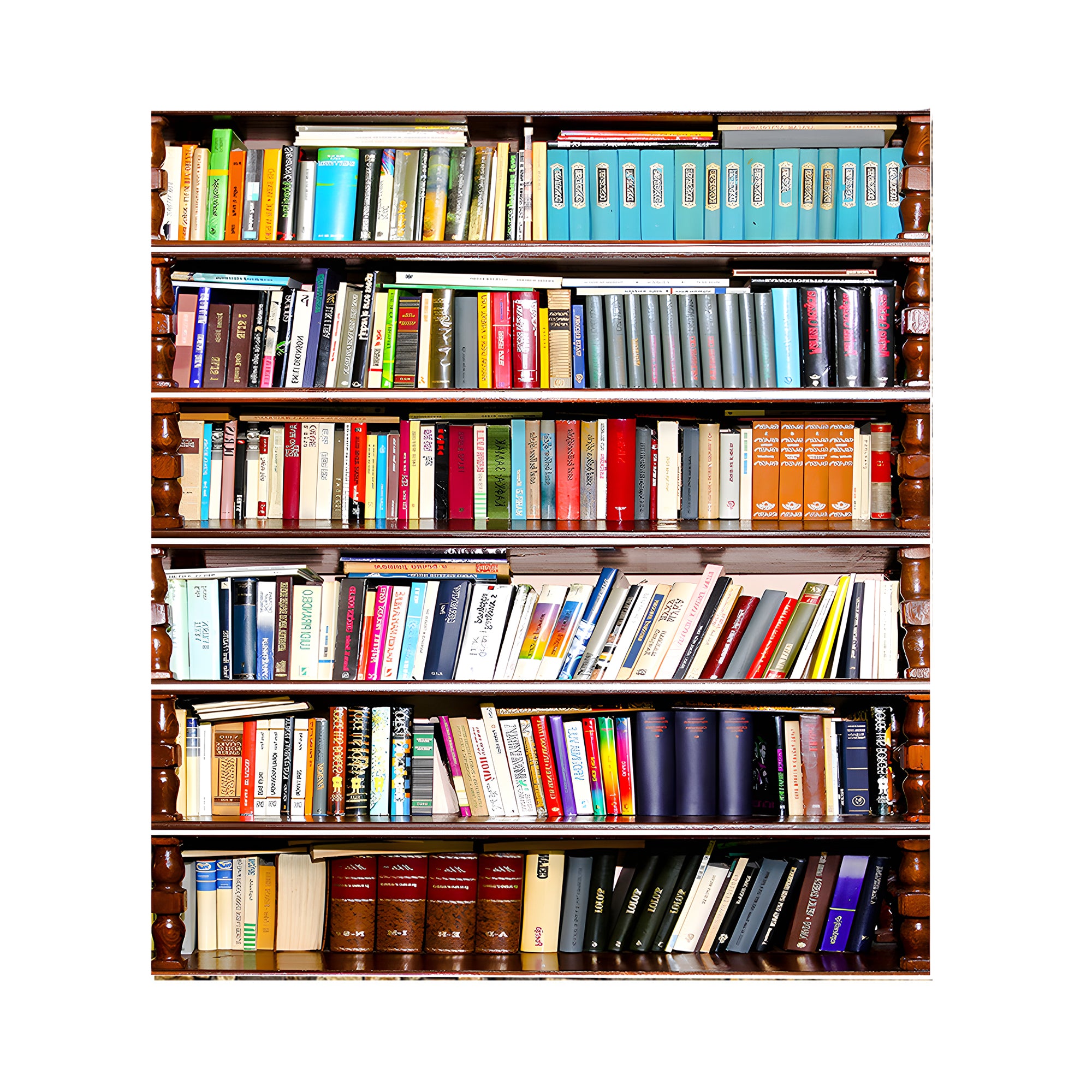 Acepunch Bookshelf Pattern Self-Adhesive Stairscase Sticker Strips - AP1414
