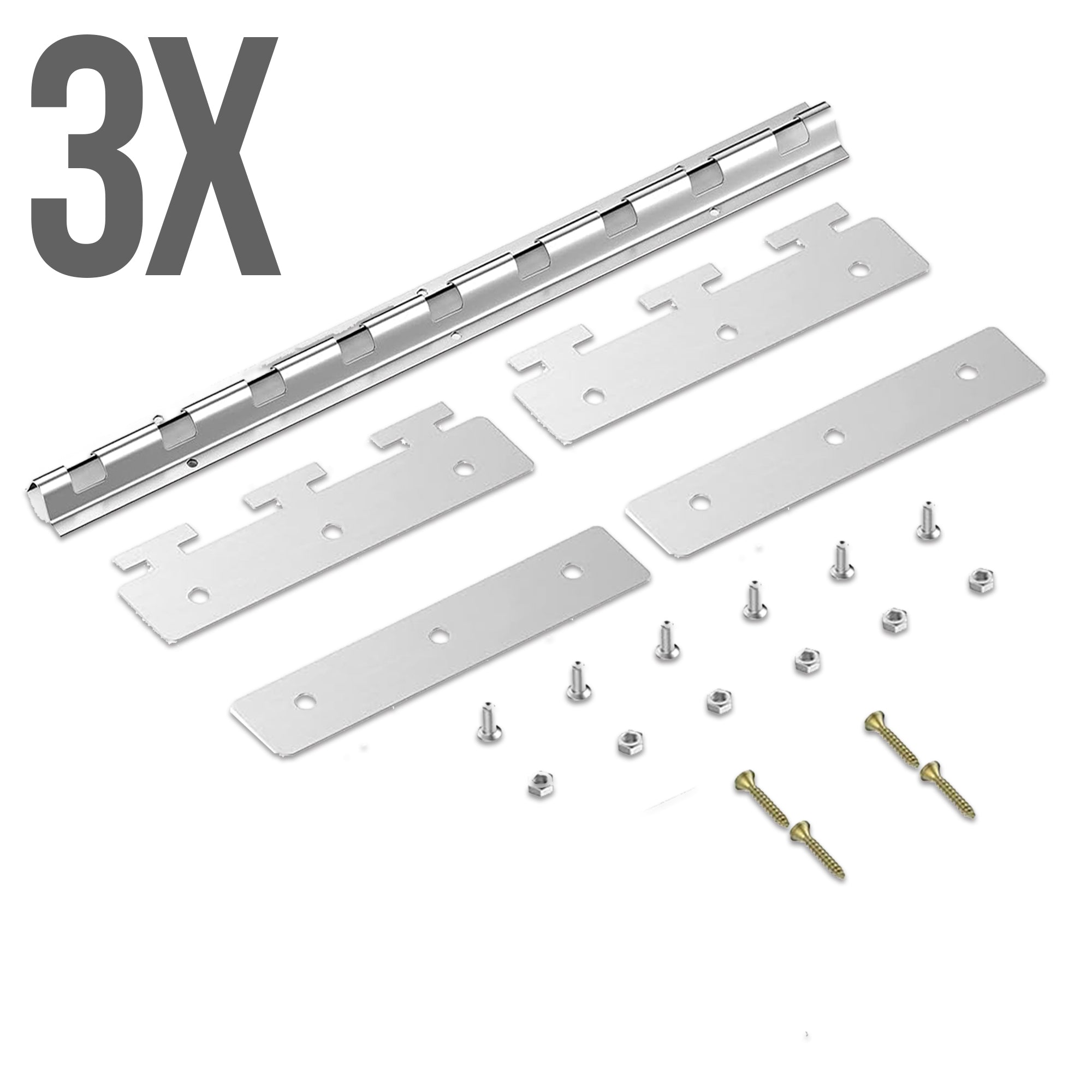 Heavy Duty, Rustproof, Easy to Install Precision Mounting Brackets for Plastic Vinyl Strips - AP1450