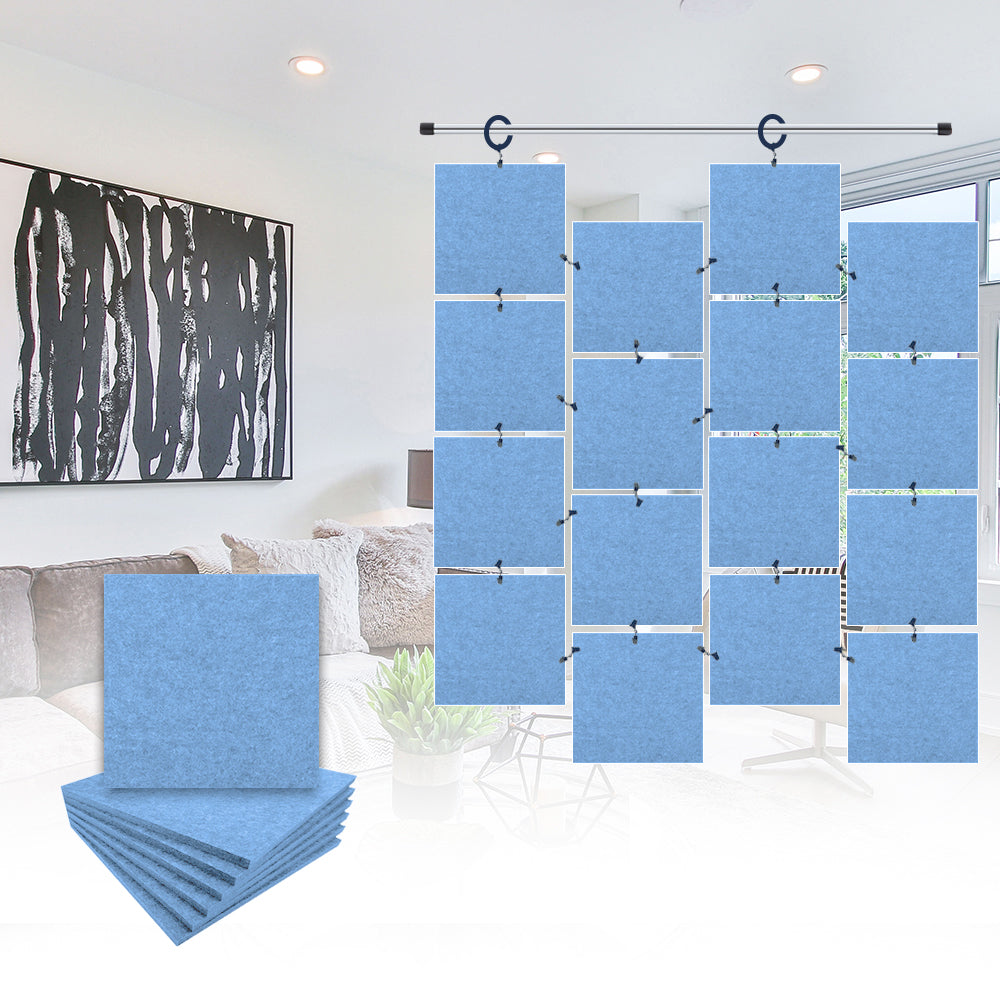 Acepunch Hanging Square Sound Absorbing Clip-On Tile - AP1241