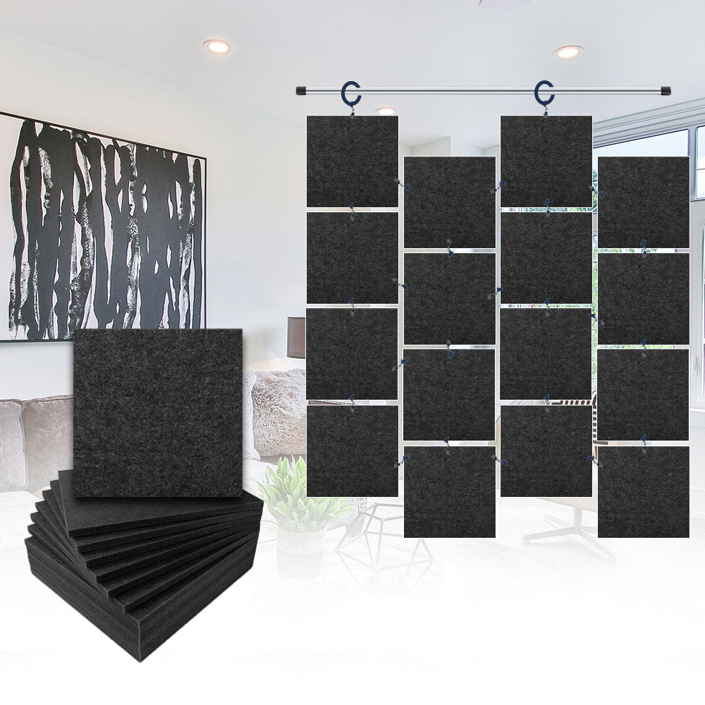 Acepunch Hanging Square Sound Absorbing Clip-On Tile - AP1241