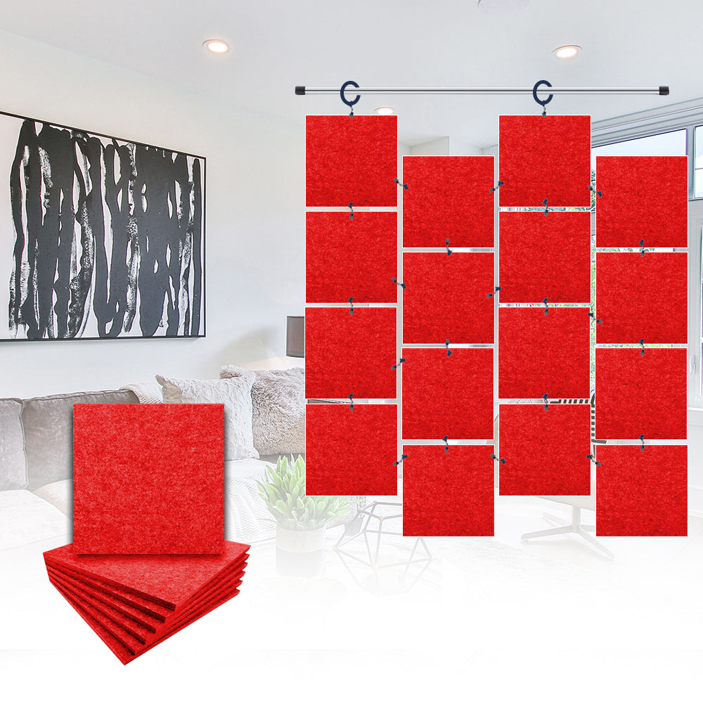 Acepunch Hanging Square Sound Absorbing Clip-On Tile - AP1241