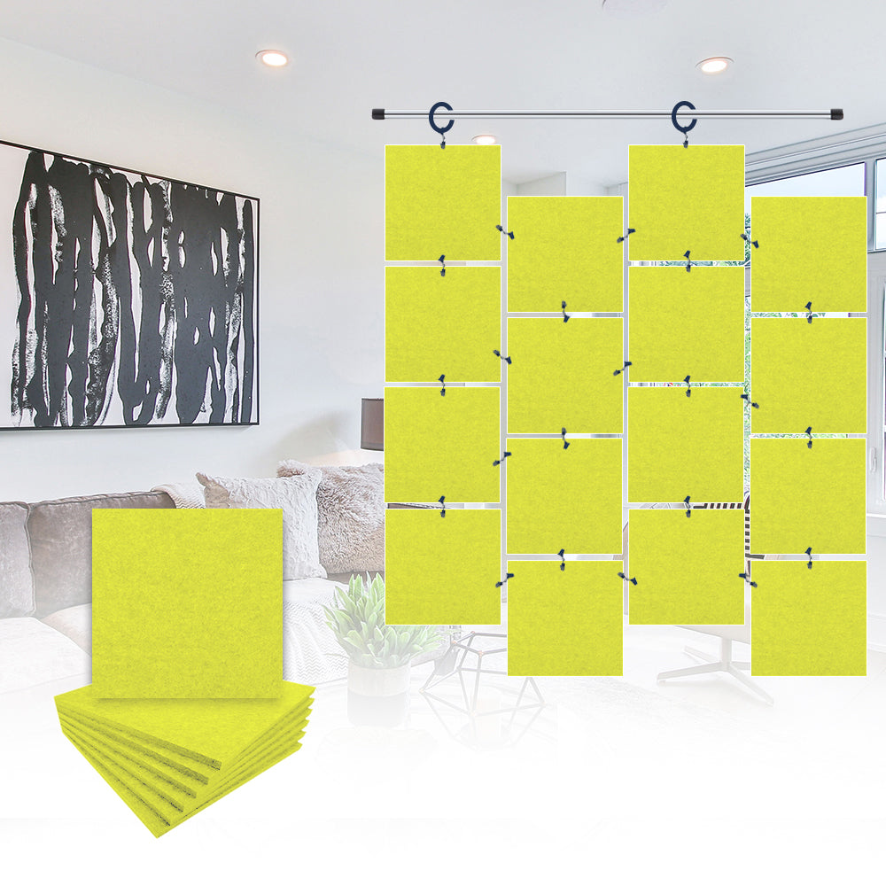 Acepunch Hanging Square Sound Absorbing Clip-On Tile - AP1241