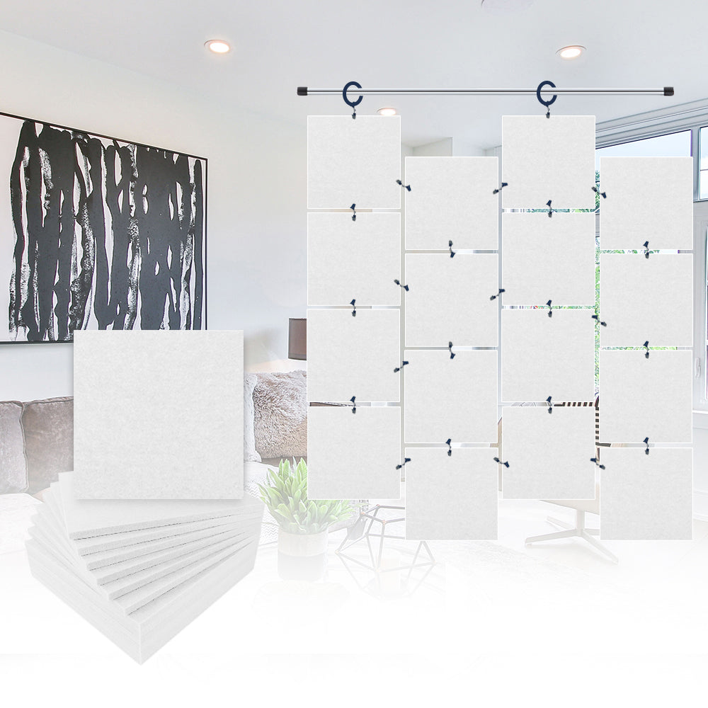 Acepunch Hanging Square Sound Absorbing Clip-On Tile - AP1241