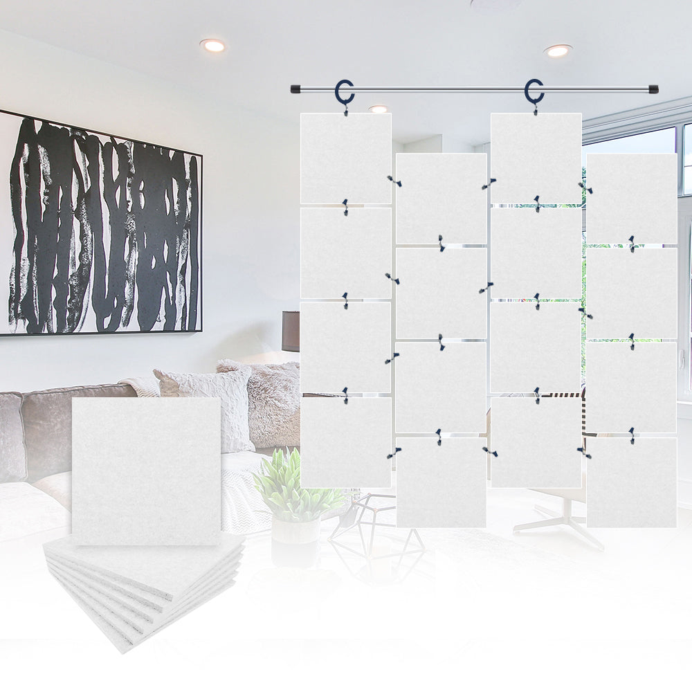 Acepunch Hanging Square Sound Absorbing Clip-On Tile - AP1241
