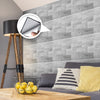 Acepunch Gray Timber Adhesive Peel and Stick PVC Tile Backsplash - AP1343