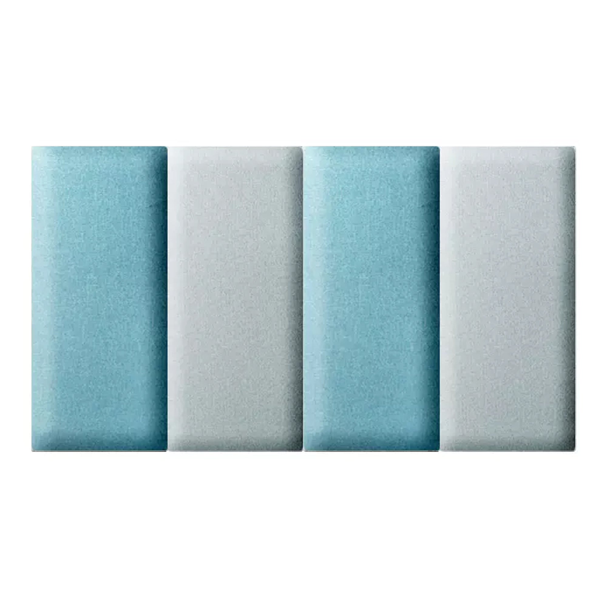 Acepunch Color Combination Luxury Leather Fabric Cotton Wall Anti Collision Headboard - AP1367