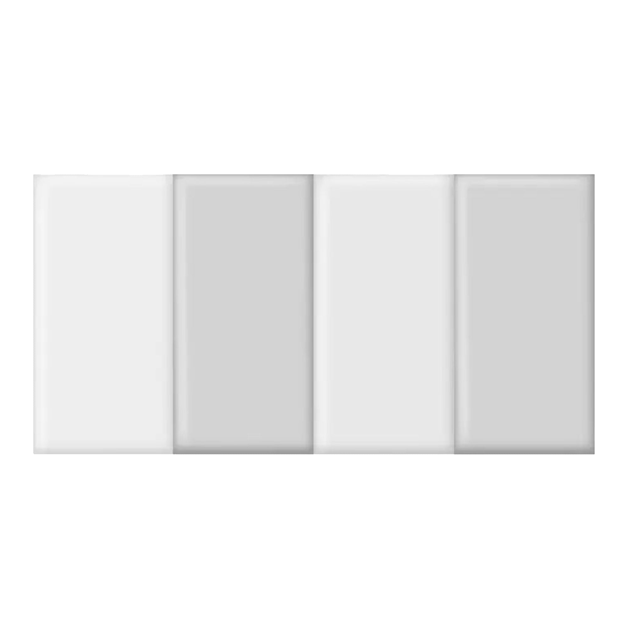 Acepunch Vibrant Color Combination Leather Wall Anti Collision Headboard - AP1369