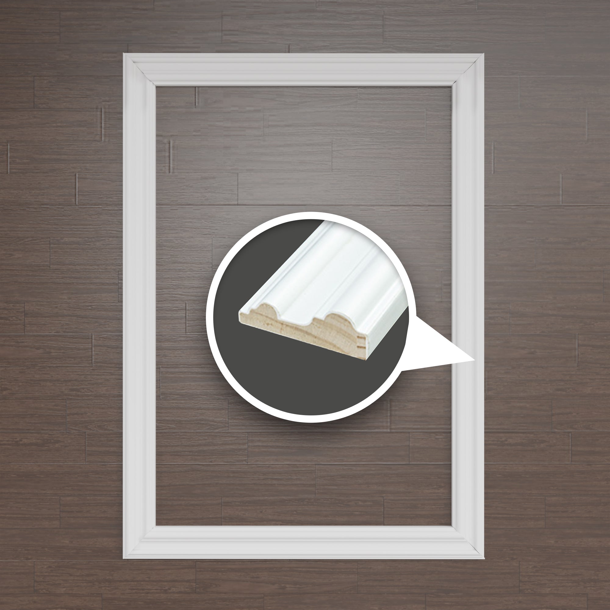 Acepunch Finesse Wooden Wainscoting Panel Moulding AP1372