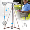 Multifunctional Foldable and Adjustable Height Lightweight Aluminum Alloy Cane Seat - MO30020