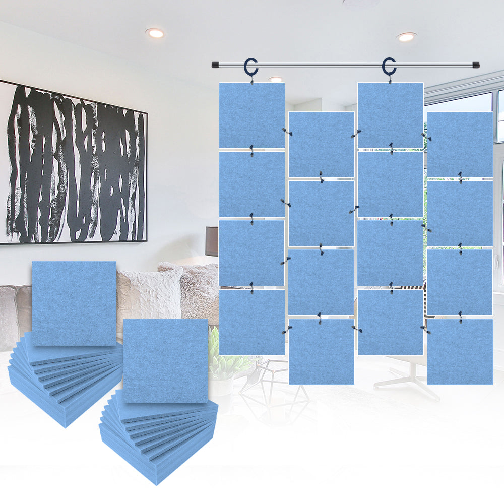 Acepunch Hanging Square Sound Absorbing Clip-On Tile - AP1241