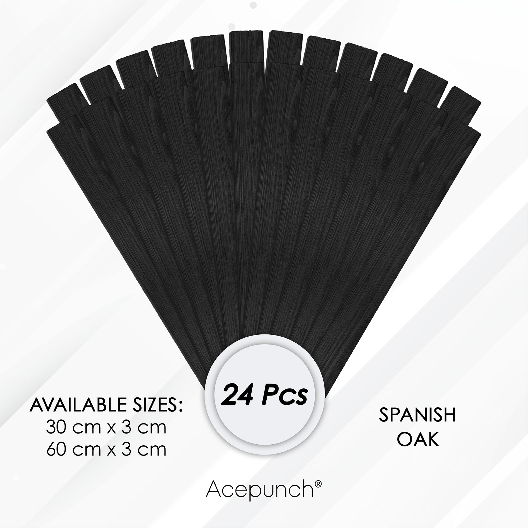 Acepunch Premium Oak Wood Wall Slates Decor AP1305