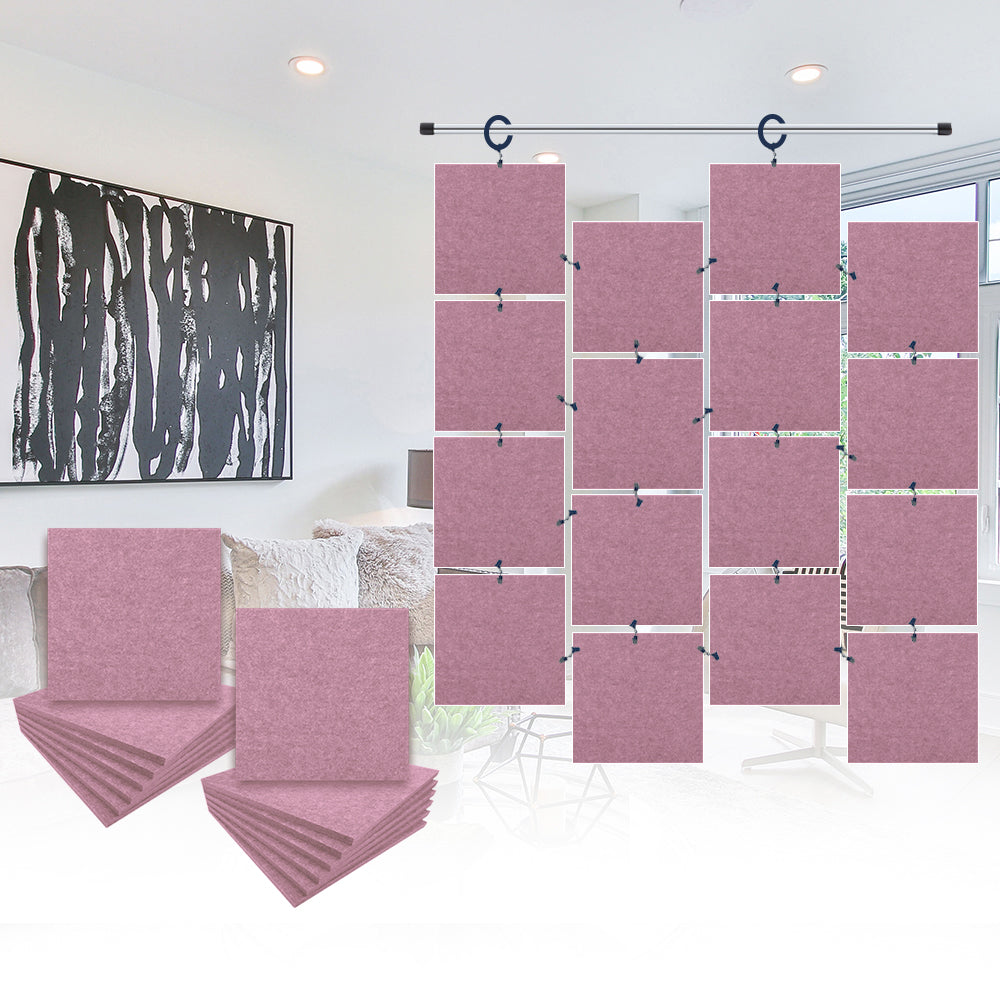 Acepunch Hanging Square Sound Absorbing Clip-On Tile - AP1241