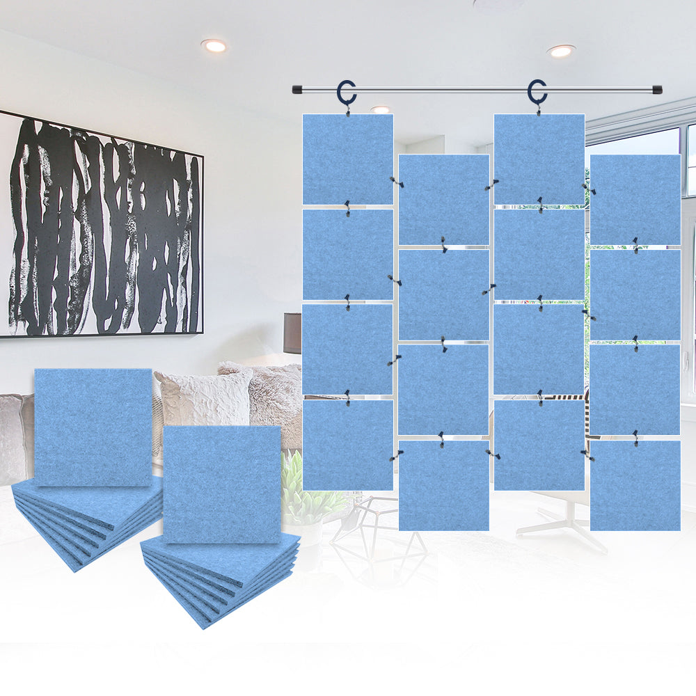 Acepunch Hanging Square Sound Absorbing Clip-On Tile - AP1241