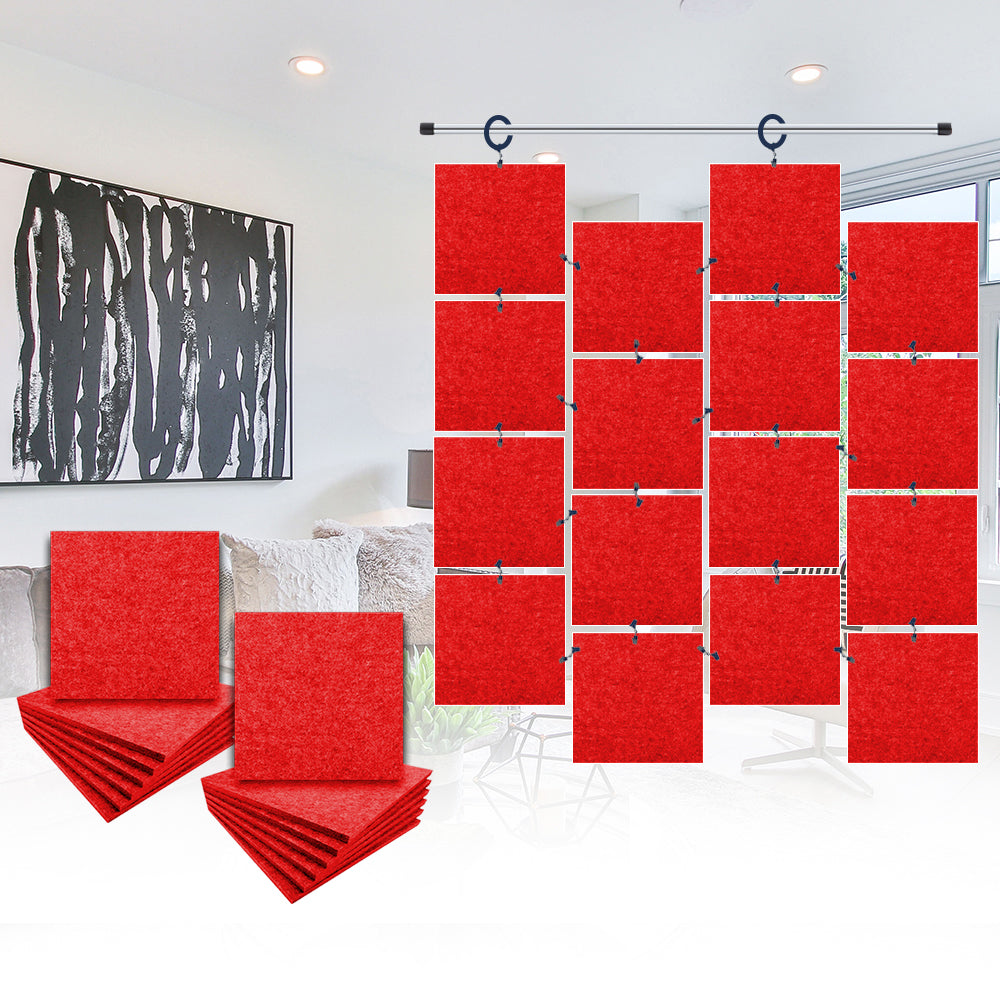 Acepunch Hanging Square Sound Absorbing Clip-On Tile - AP1241
