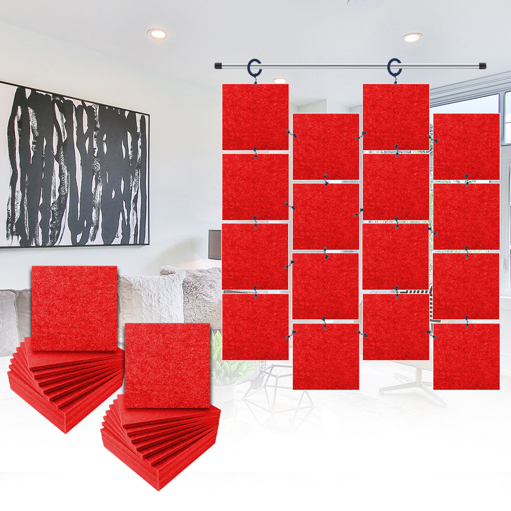 Acepunch Hanging Square Sound Absorbing Clip-On Tile - AP1241