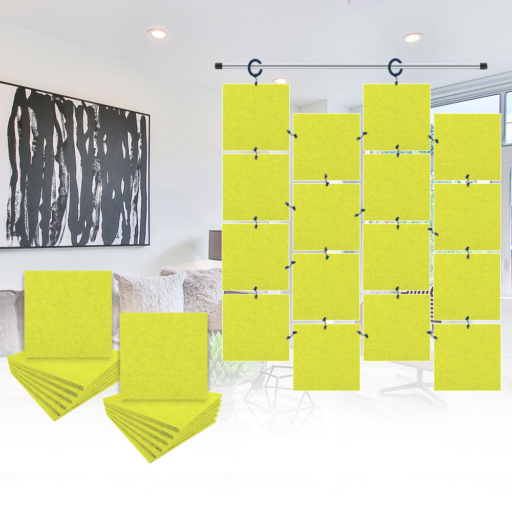 Acepunch Hanging Square Sound Absorbing Clip-On Tile - AP1241