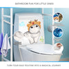 Playful High-Quality Print Toilet Lid Decoration Sticker - MO30017