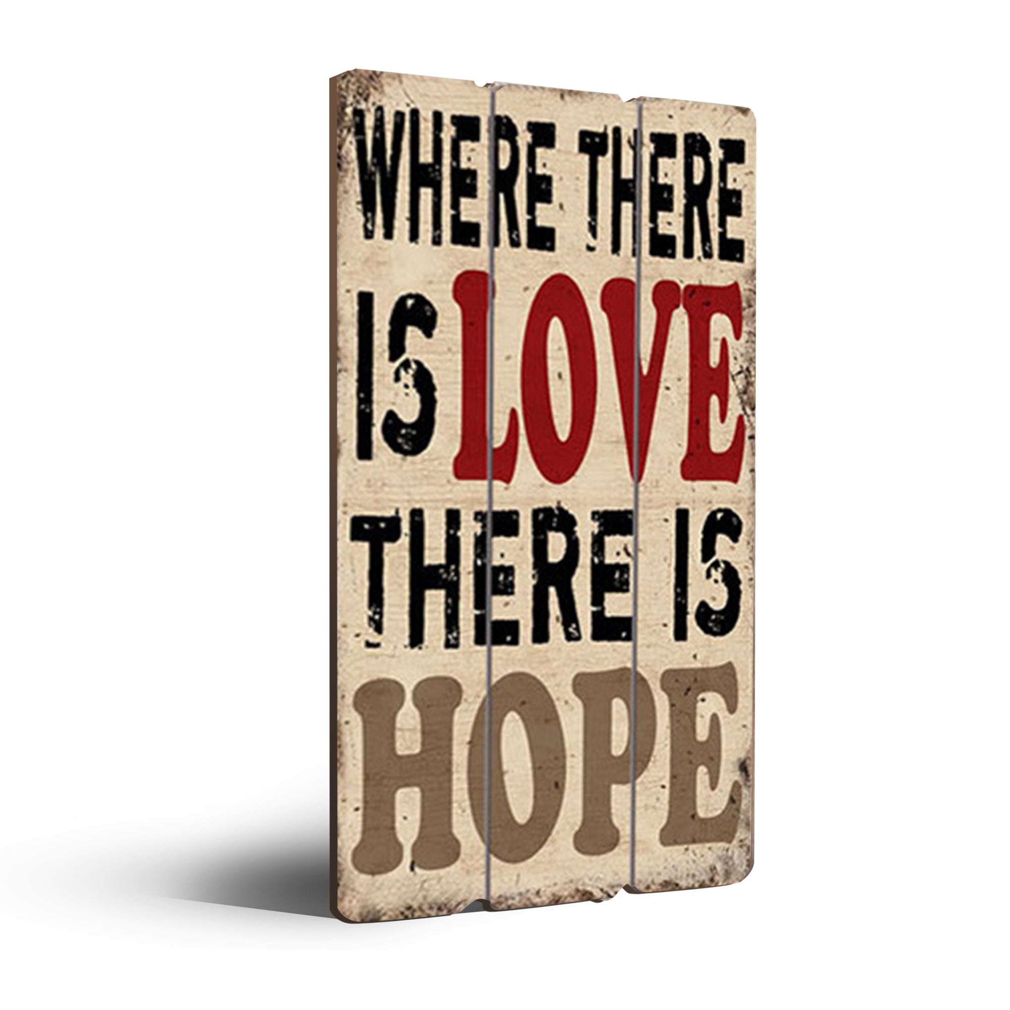 Acepunch Retro Hanging Wood Board Wall Art Decor Motivational Design - AP1386