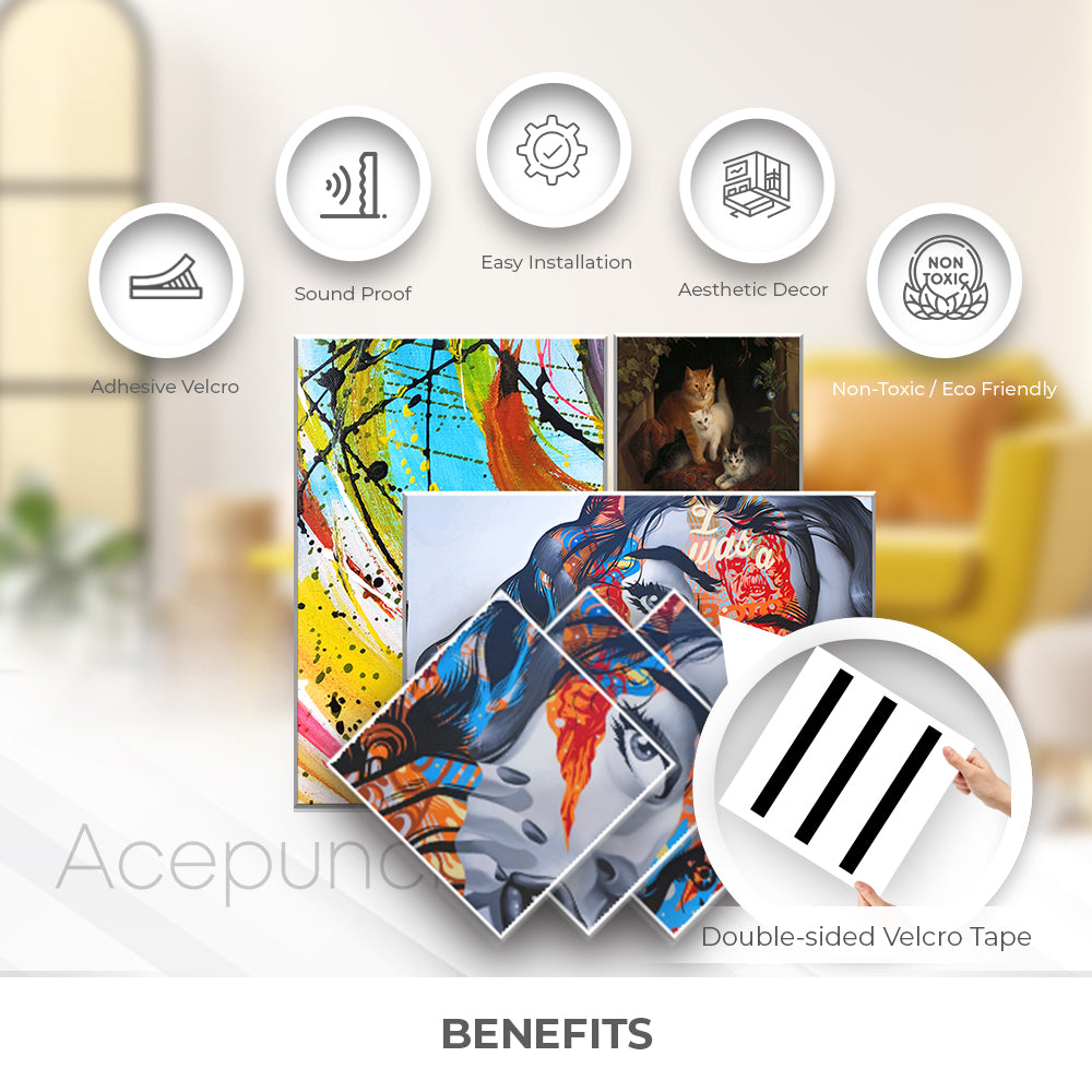 Acepunch Custom Velcro Felt Art Wall Panels AP1230