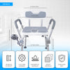 Comfortable, Safe, and Adjustable Anti-Slip Ergonomic Shower Chair with Shower Head Holder - MO30006