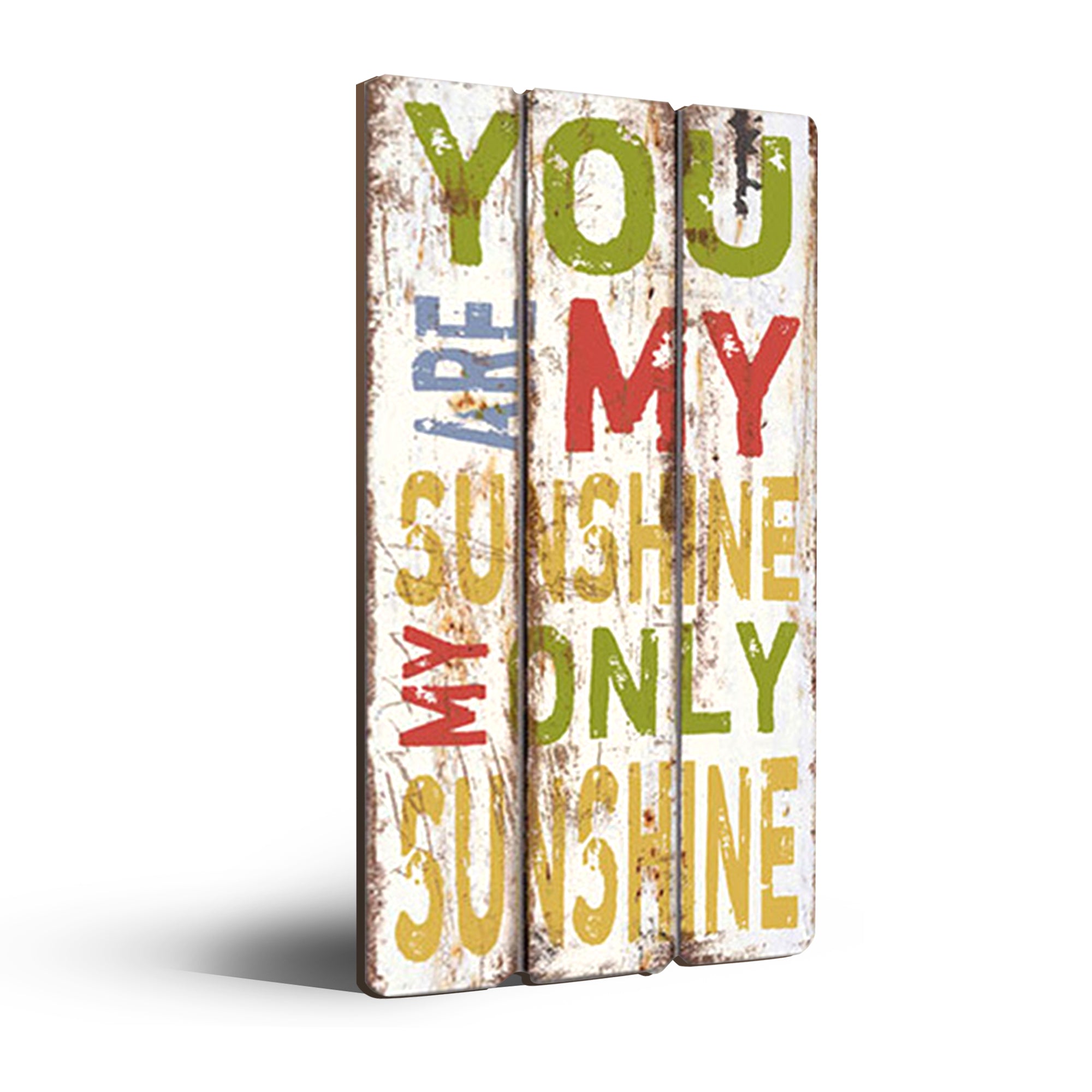 Acepunch Retro Hanging Wood Board Wall Art Decor Motivational Design - AP1386