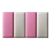 Acepunch Color Combination Luxury Leather Fabric Cotton Wall Anti Collision Headboard - AP1367