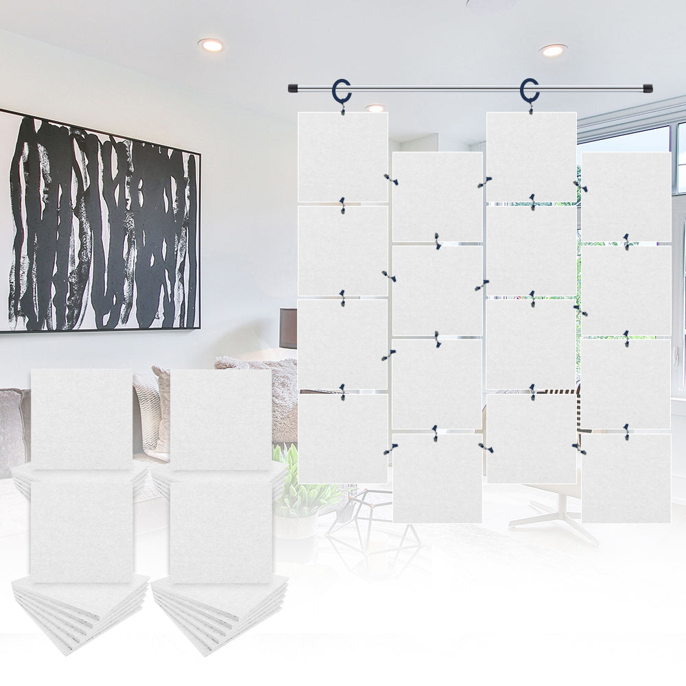 Acepunch Hanging Square Sound Absorbing Clip-On Tile - AP1241