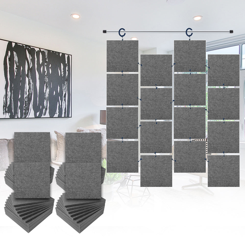 Acepunch Hanging Square Sound Absorbing Clip-On Tile - AP1241