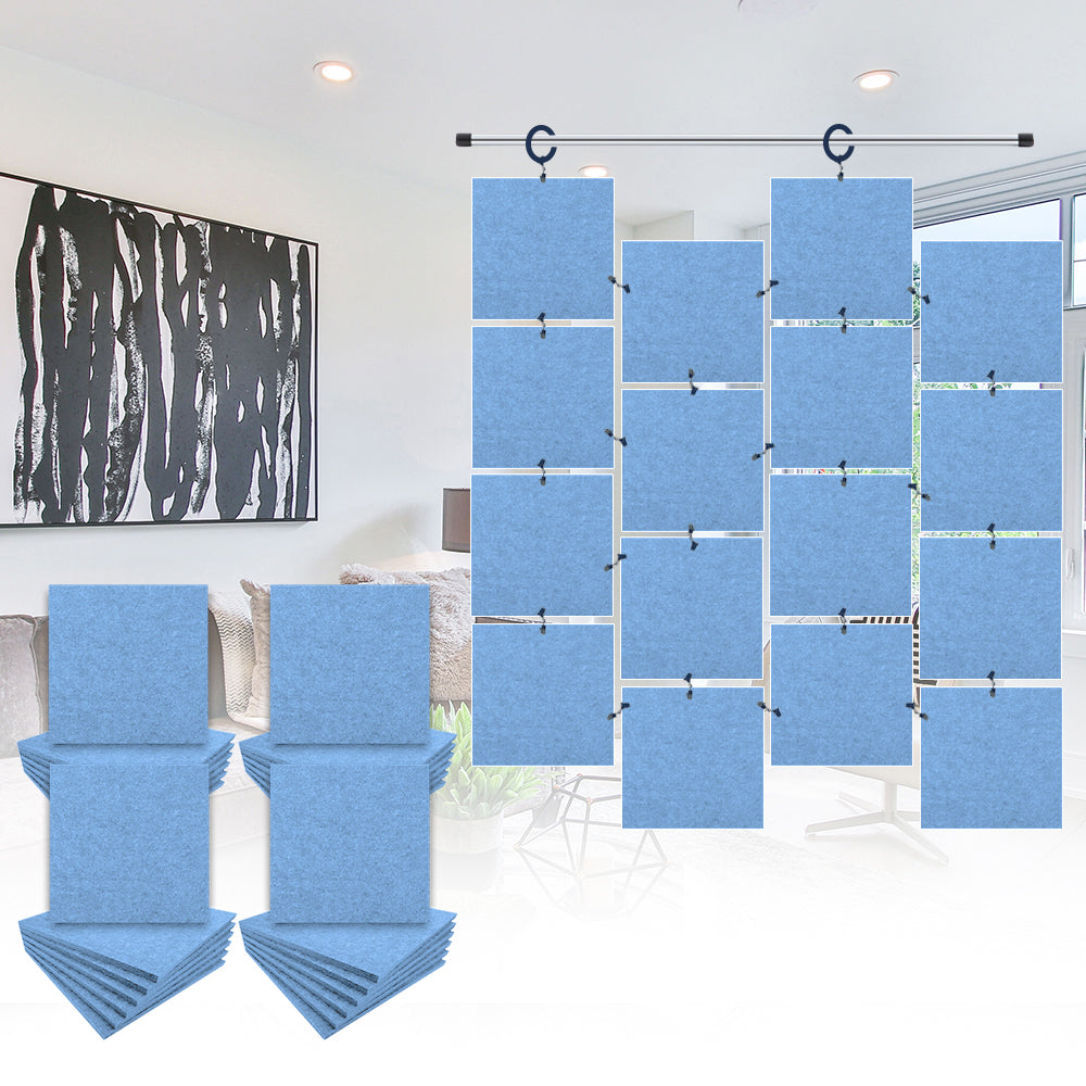 Acepunch Hanging Square Sound Absorbing Clip-On Tile - AP1241