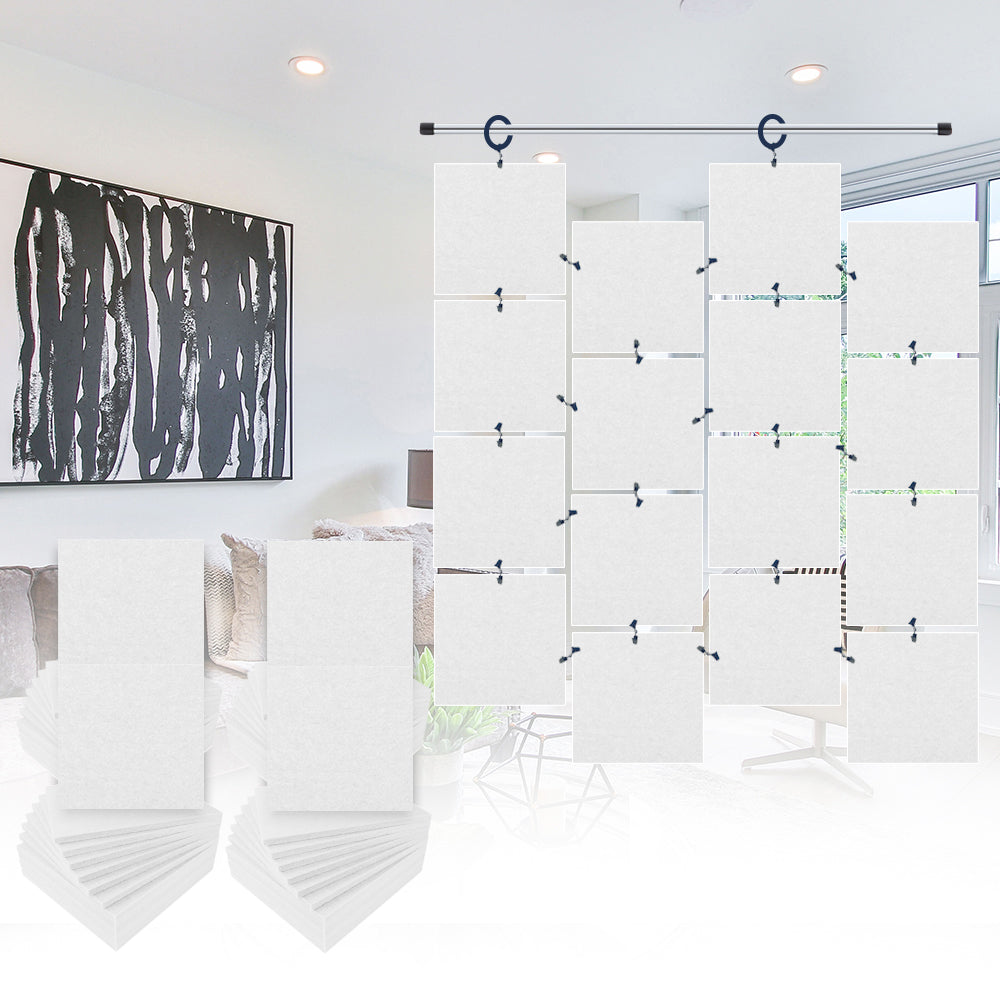 Acepunch Hanging Square Sound Absorbing Clip-On Tile - AP1241