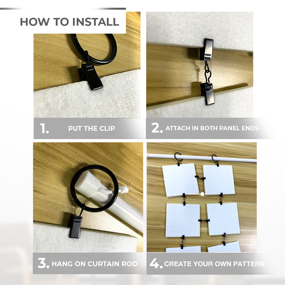 Acepunch Hanging Square Sound Absorbing Clip-On Tile - AP1241