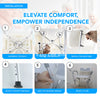 Comfortable, Safe, and Adjustable Anti-Slip Ergonomic Shower Chair with Shower Head Holder - MO30006