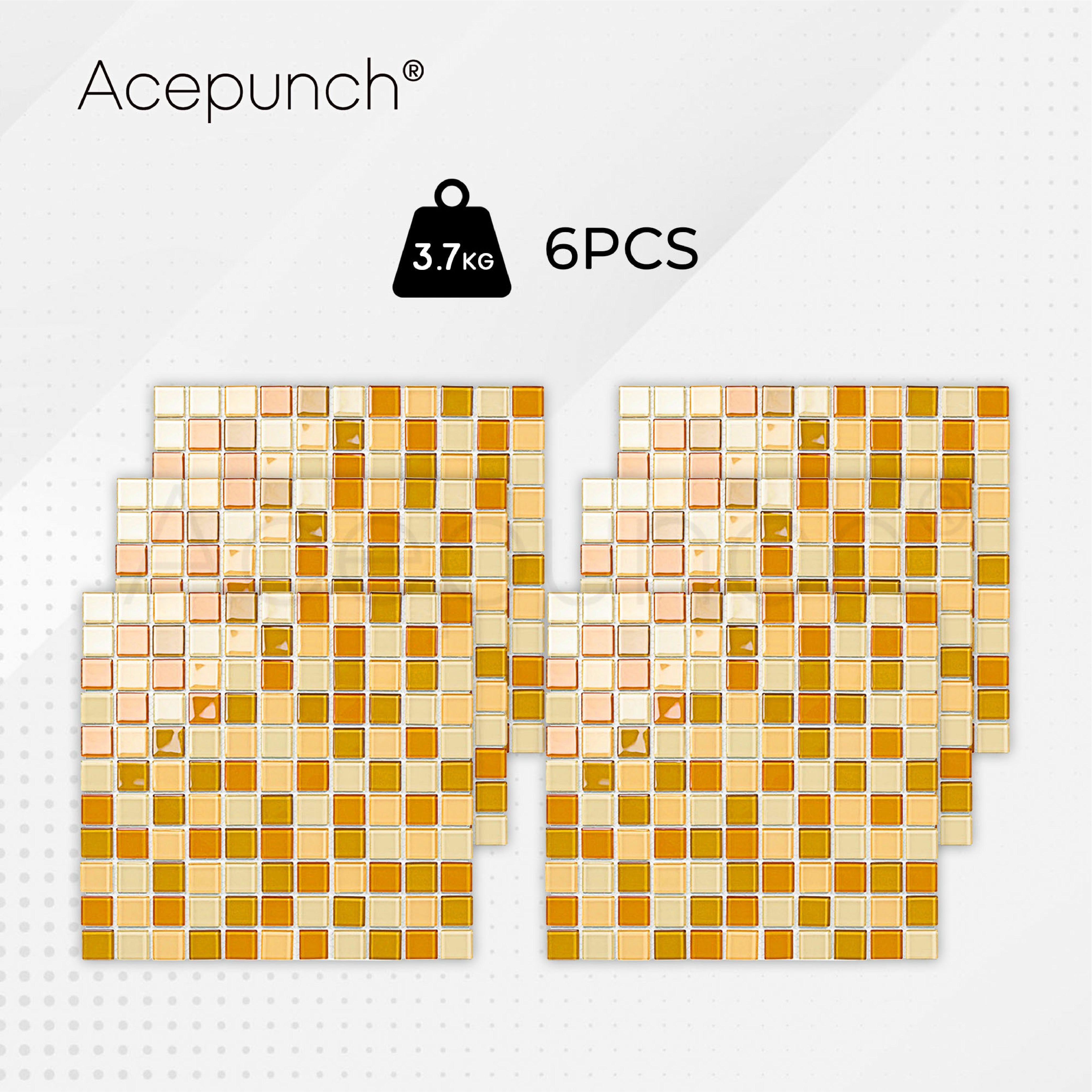 Acepunch Crystal Glass Mosaic