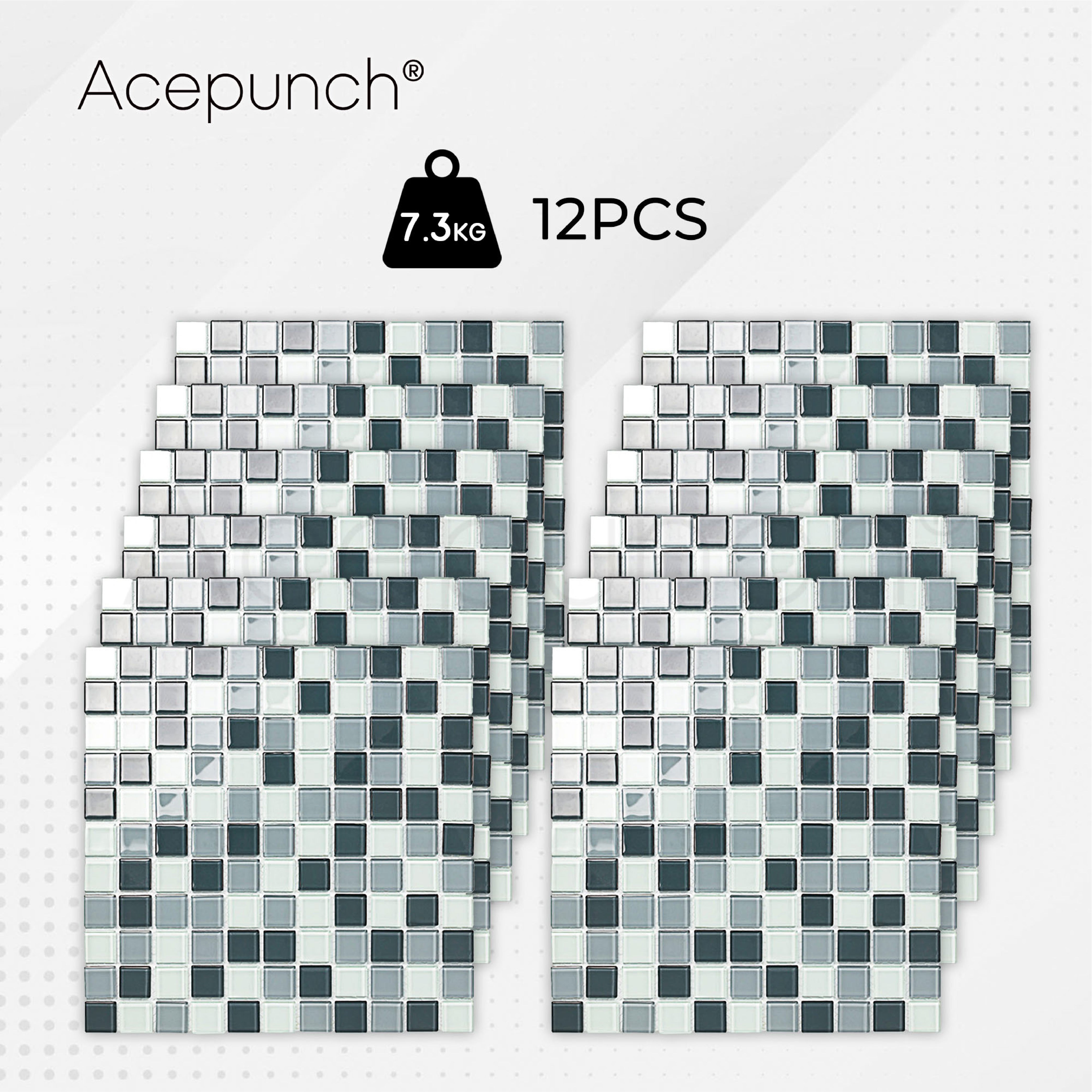 Acepunch Crystal Glass Mosaic