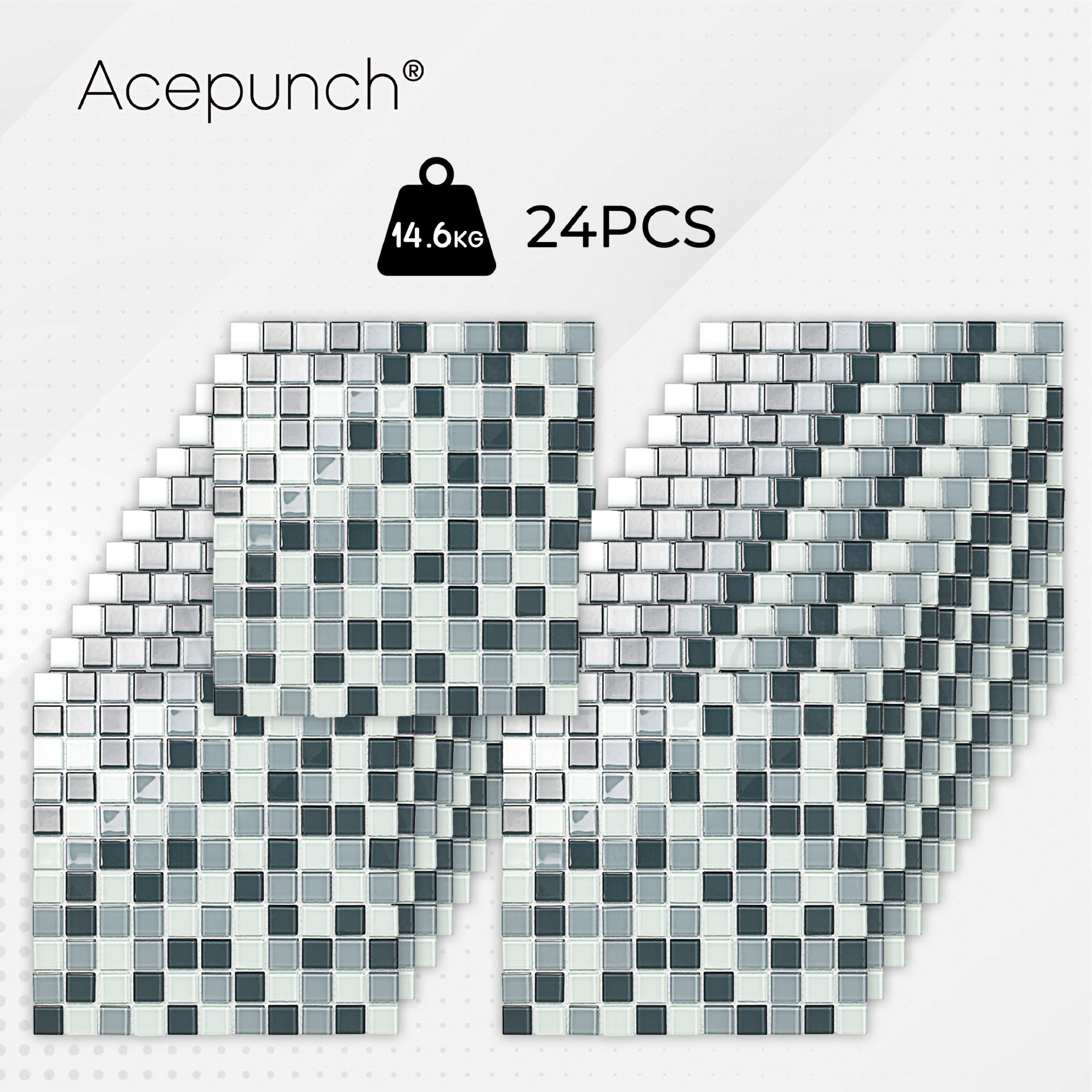 Acepunch Crystal Glass Mosaic