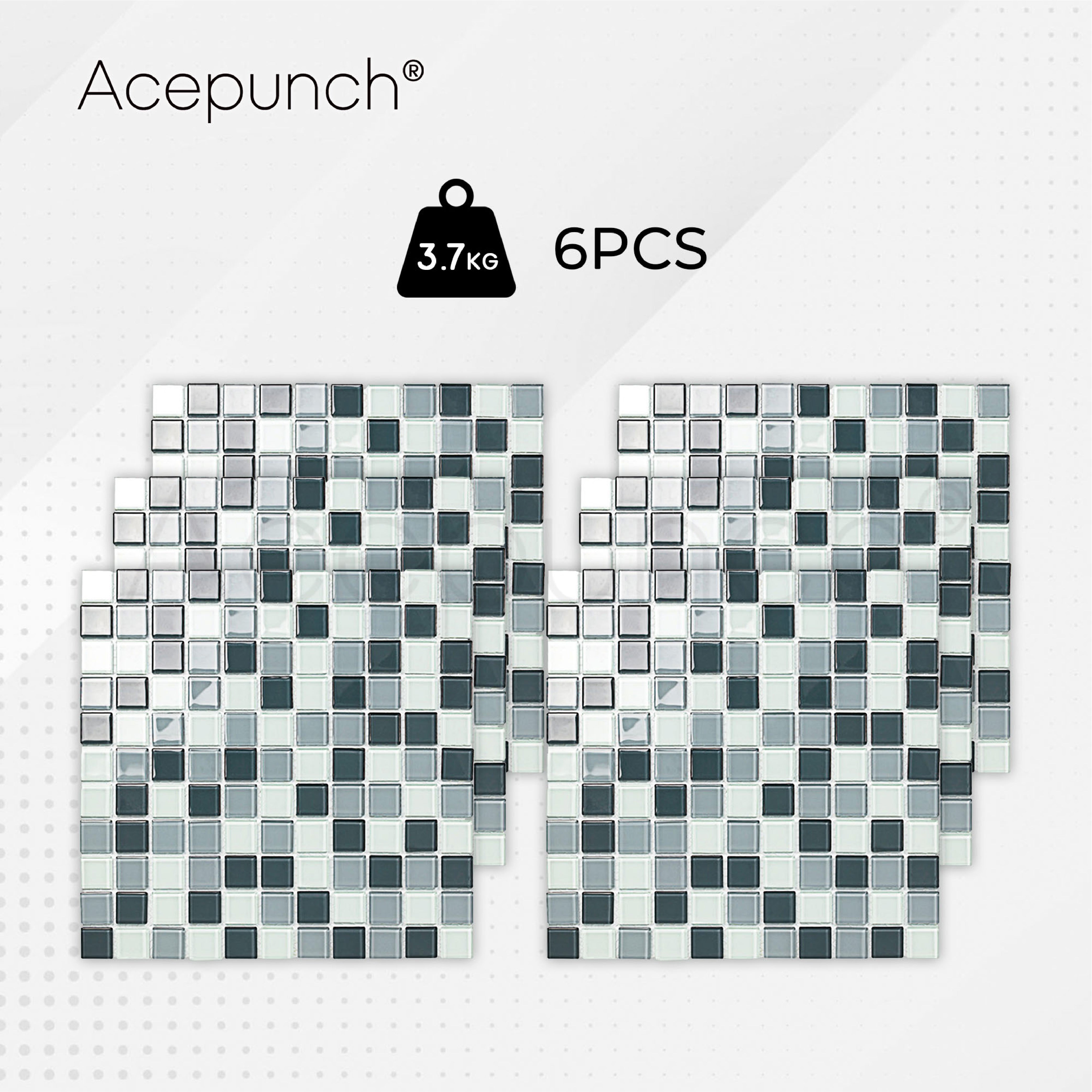 Acepunch Crystal Glass Mosaic
