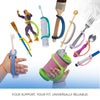 Adaptive Silicone Universal Cuff with Anti-shake Spoon and Fork Eating Aids Set - MO30021