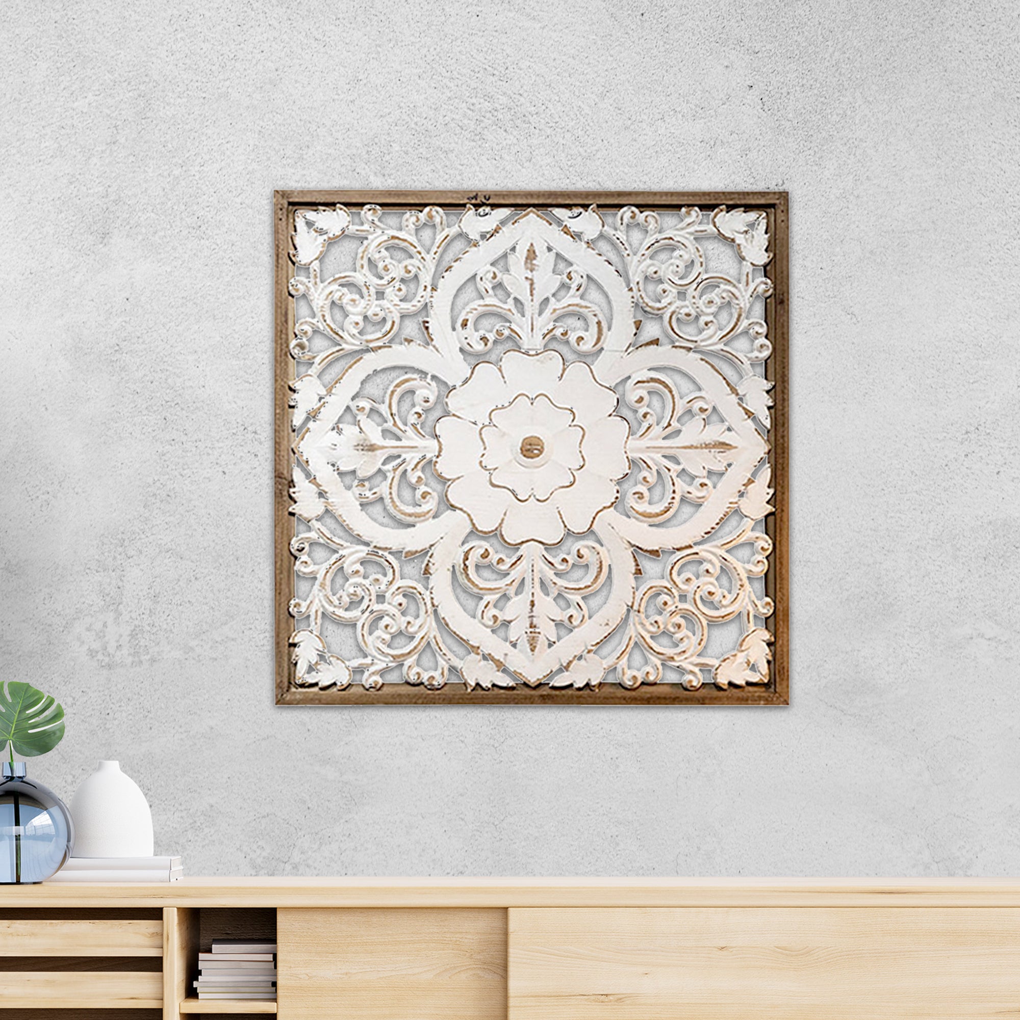 Acepunch Renaissance Art Wood Appliques Wall Decor / Carved Wall Sculpture - AP1323