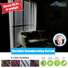 Acepunch 99.9% Black Out Soundproofing Curtain Acoustical Treatment Room Darkening Sound and Thermal Insulation KK1145