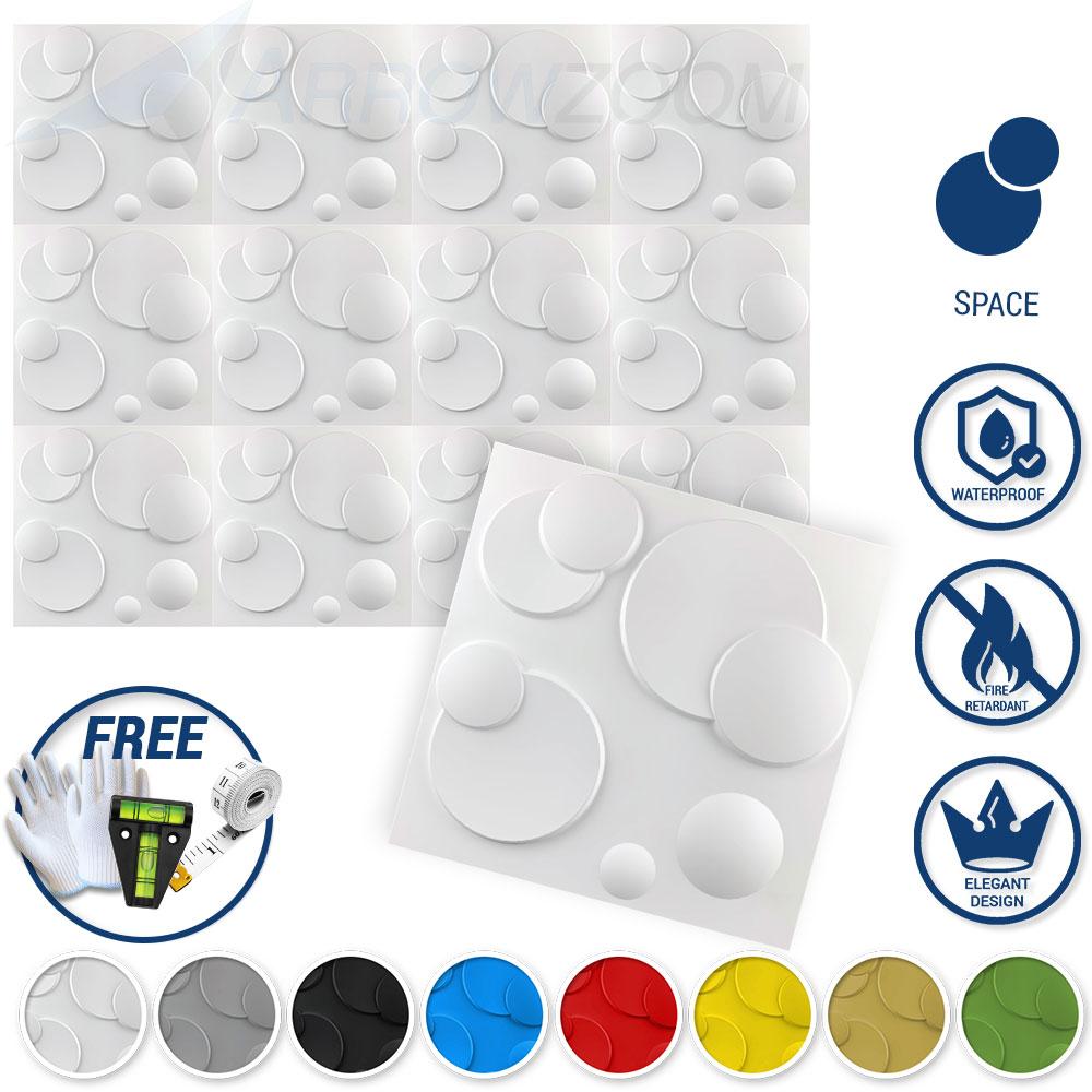 Acepunch Textured PVC 3D Wall Panel Space Design - AP1214